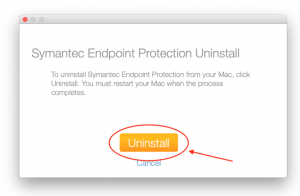 how to uninstall symantec endpoint protection mac